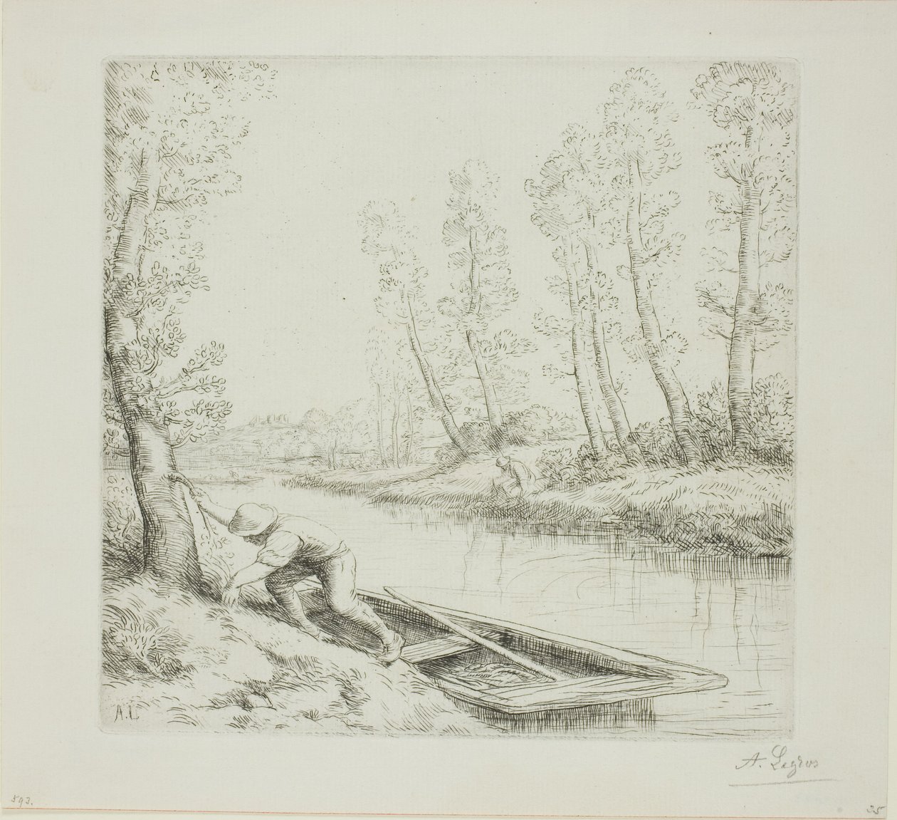 Aamu joella tekijältä Alphonse Legros