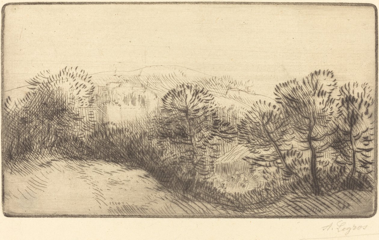 Near the Woods (Pres du bois) tekijältä Alphonse Legros
