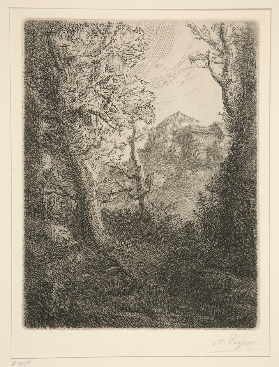 Maisema tekijältä Alphonse Legros