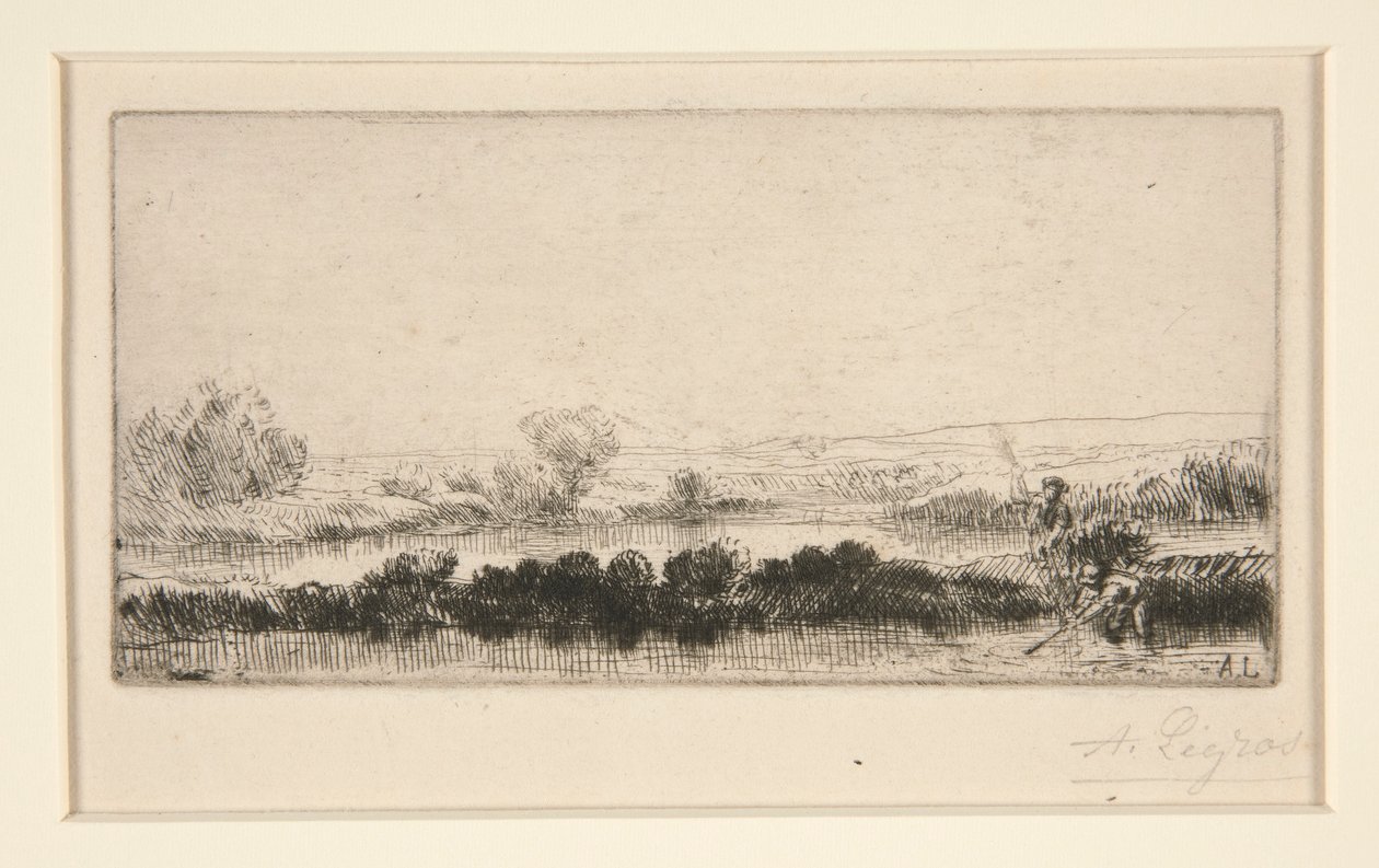Tourbieresin maaseutu: suoalueella tekijältä Alphonse Legros