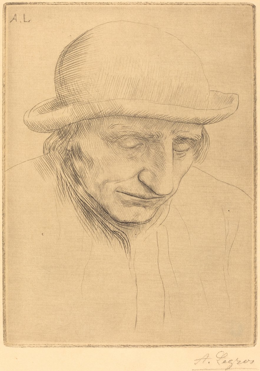 Talonpoika pyöreässä hatussa tekijältä Alphonse Legros