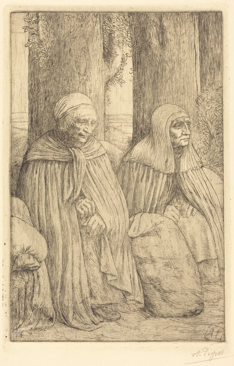 Maalaisnaiset (Paysannes) tekijältä Alphonse Legros