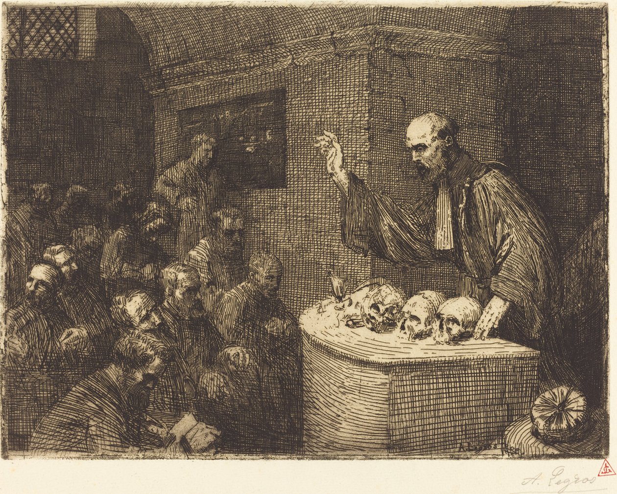 Frenologian kurssi, 2. levy tekijältä Alphonse Legros