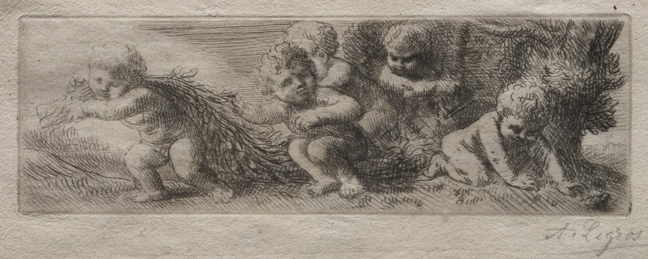 Levy Top of Pin Boxille. tekijältä Alphonse Legros