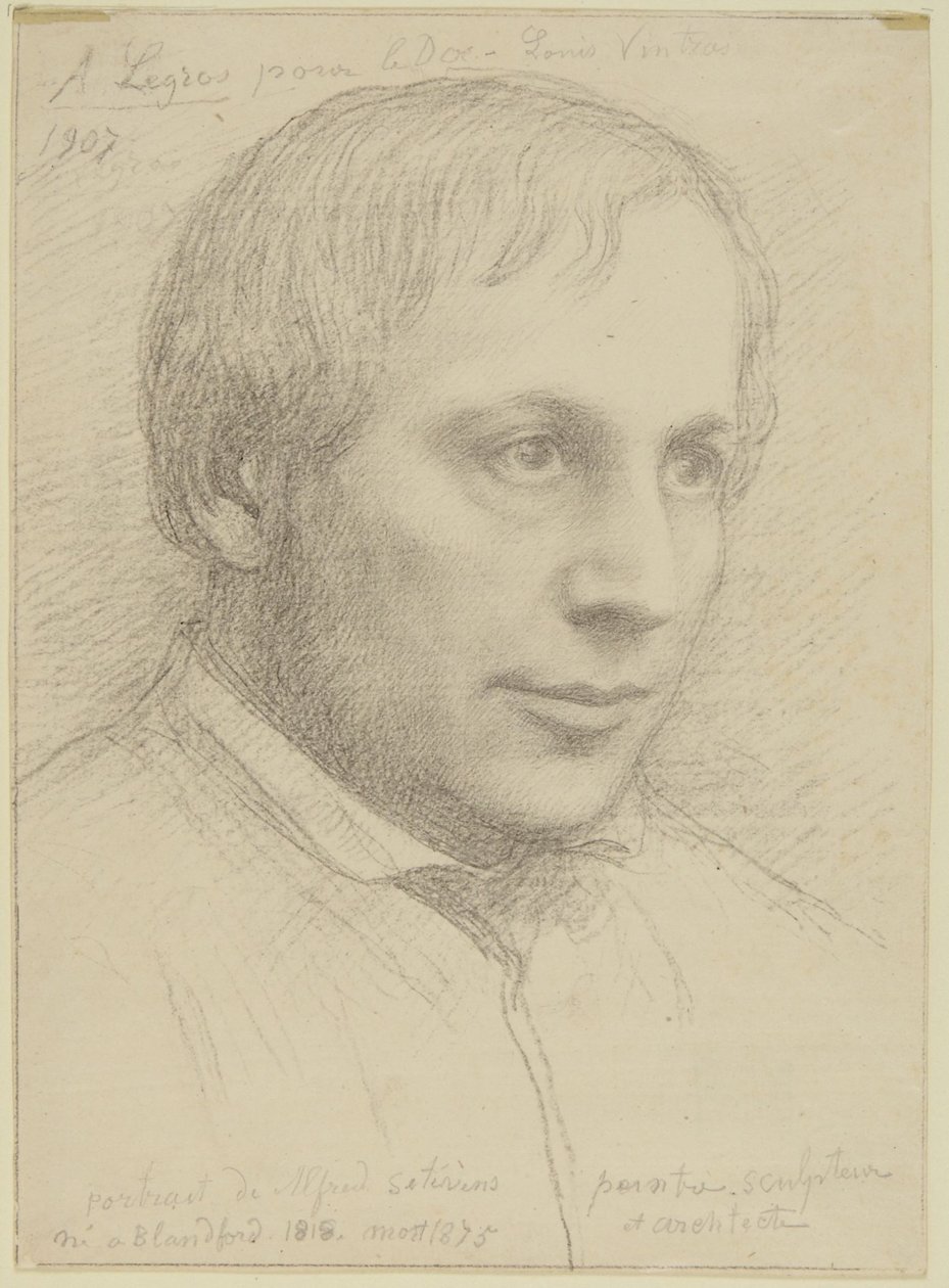 Alfred Stevensin muotokuva tekijältä Alphonse Legros