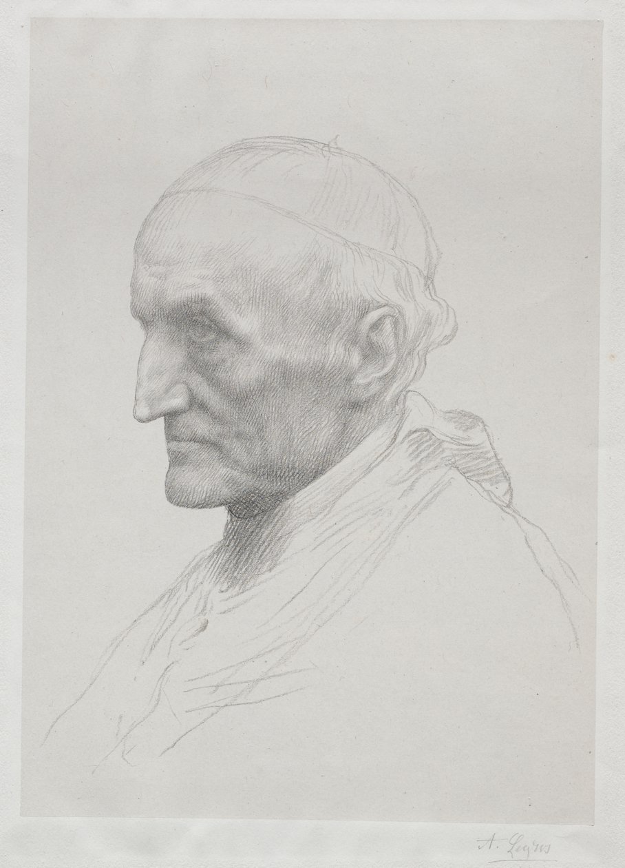 Kardinaali Manningin muotokuva (2. levy) tekijältä Alphonse Legros