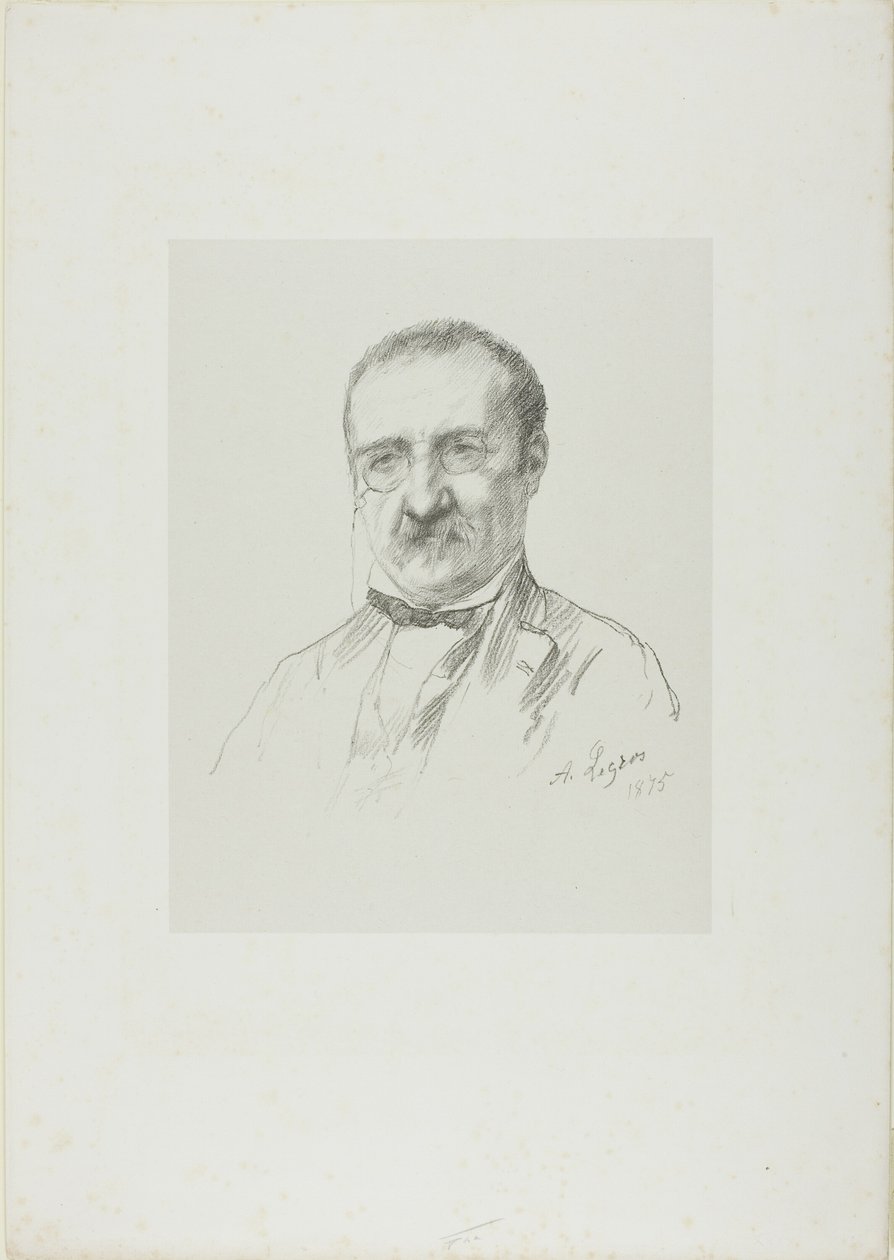 Champfleuryn muotokuva tekijältä Alphonse Legros