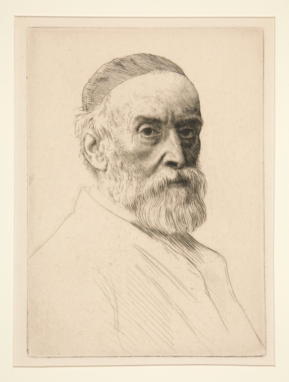 G.F. Wattsin (R.A.) muotokuva tekijältä Alphonse Legros