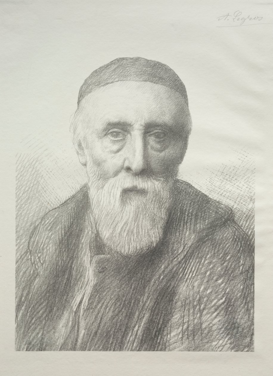 George Frederic Wattsin muotokuva (2. levy) tekijältä Alphonse Legros