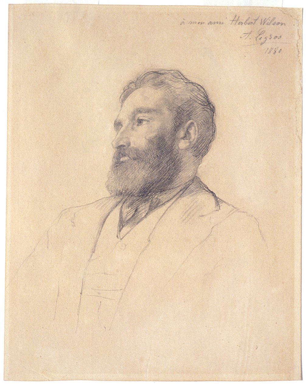 Herbert Wilsonin muotokuva tekijältä Alphonse Legros