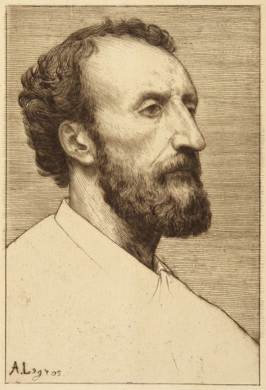 J. Daloun muotokuva tekijältä Alphonse Legros