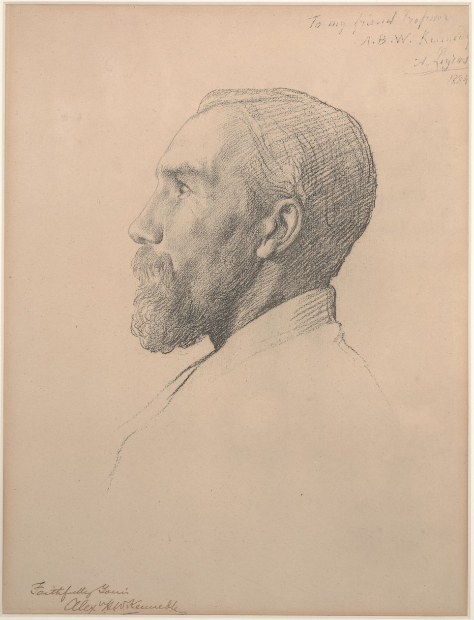 Professori Alexander Kennedyn muotokuva tekijältä Alphonse Legros