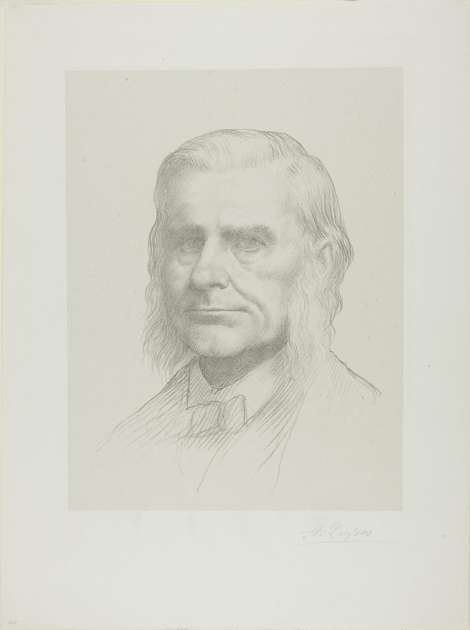 Professori Huxleyn muotokuva tekijältä Alphonse Legros