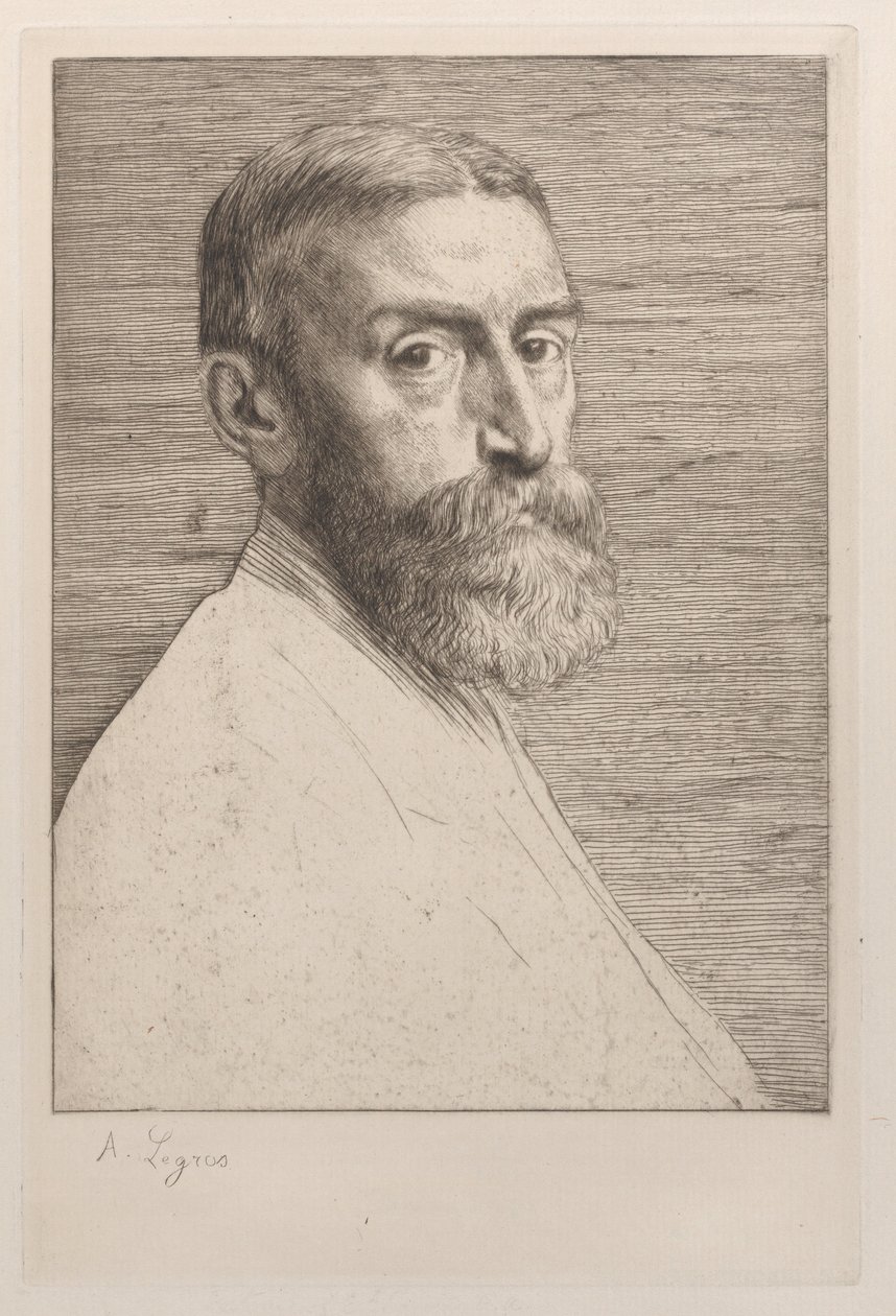 Sir Edward John Poynterin muotokuva, 1877. tekijältä Alphonse Legros