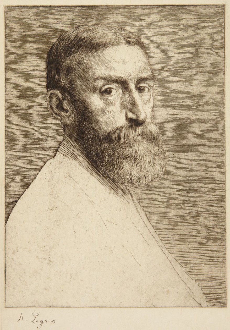 Sir Edward Poynterin muotokuva tekijältä Alphonse Legros