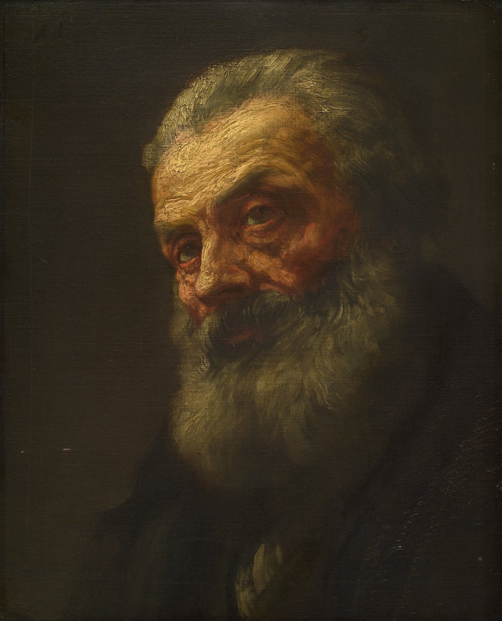 Vanhan miehen muotokuva tekijältä Alphonse Legros