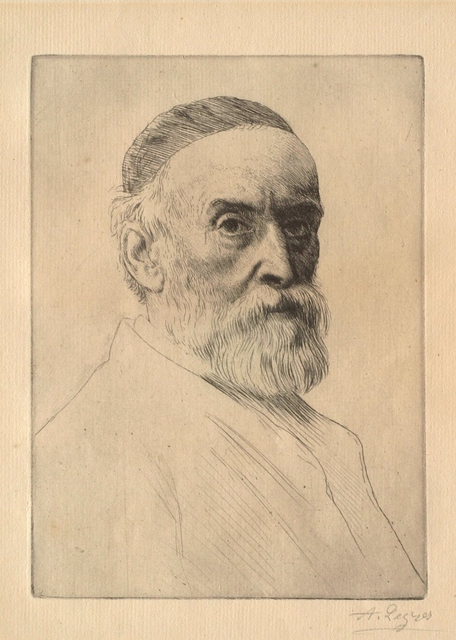 Maalari G. F. Wattsin (1817–1904) muotokuva tekijältä Alphonse Legros