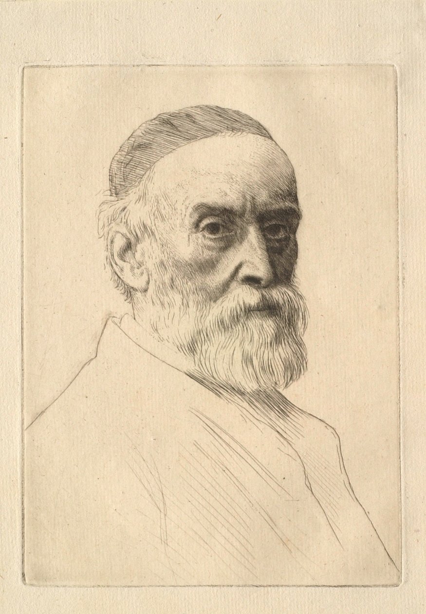 Maalari G. F. Wattsin (1817–1904) muotokuva tekijältä Alphonse Legros