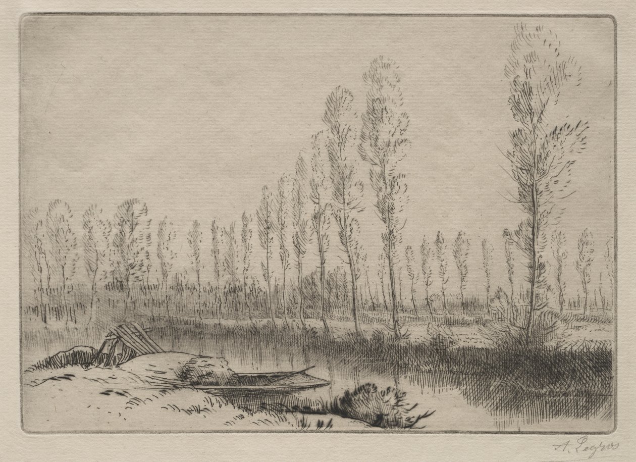 Lähellä Amiensia, turvetta tekijältä Alphonse Legros