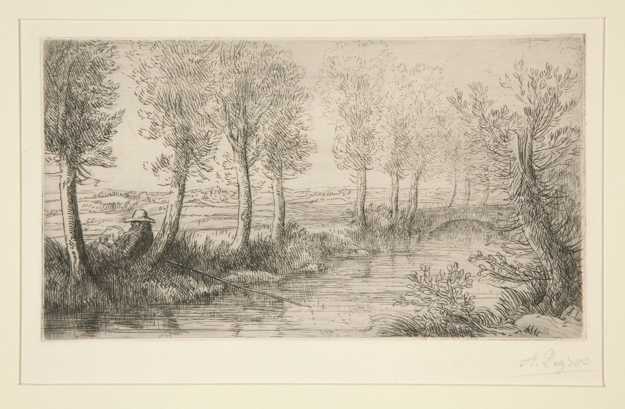 Pres du moulin (lähellä myllyä) tekijältä Alphonse Legros