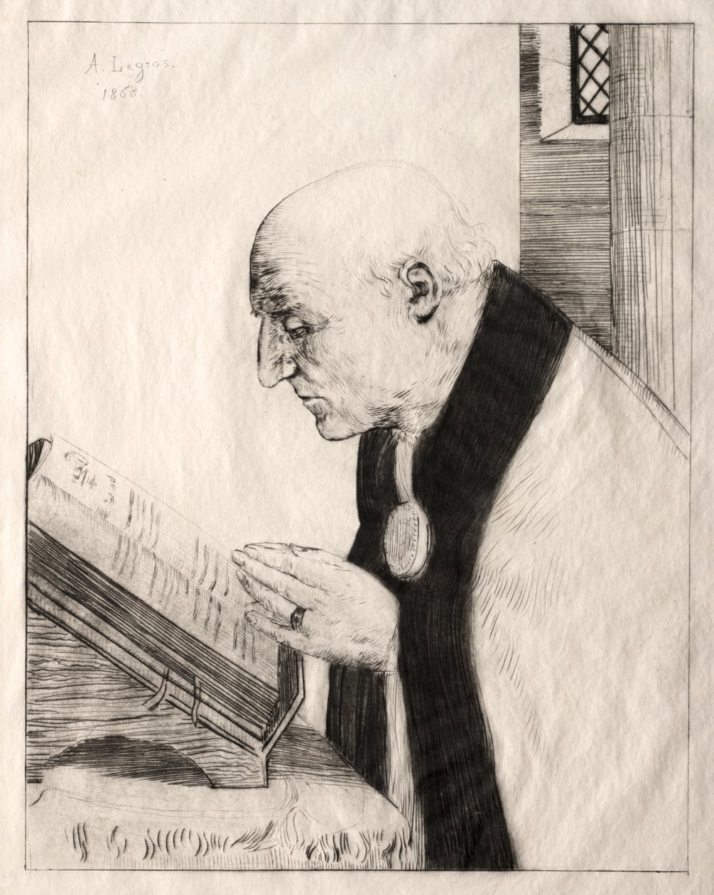 Officen lukeminen tekijältä Alphonse Legros