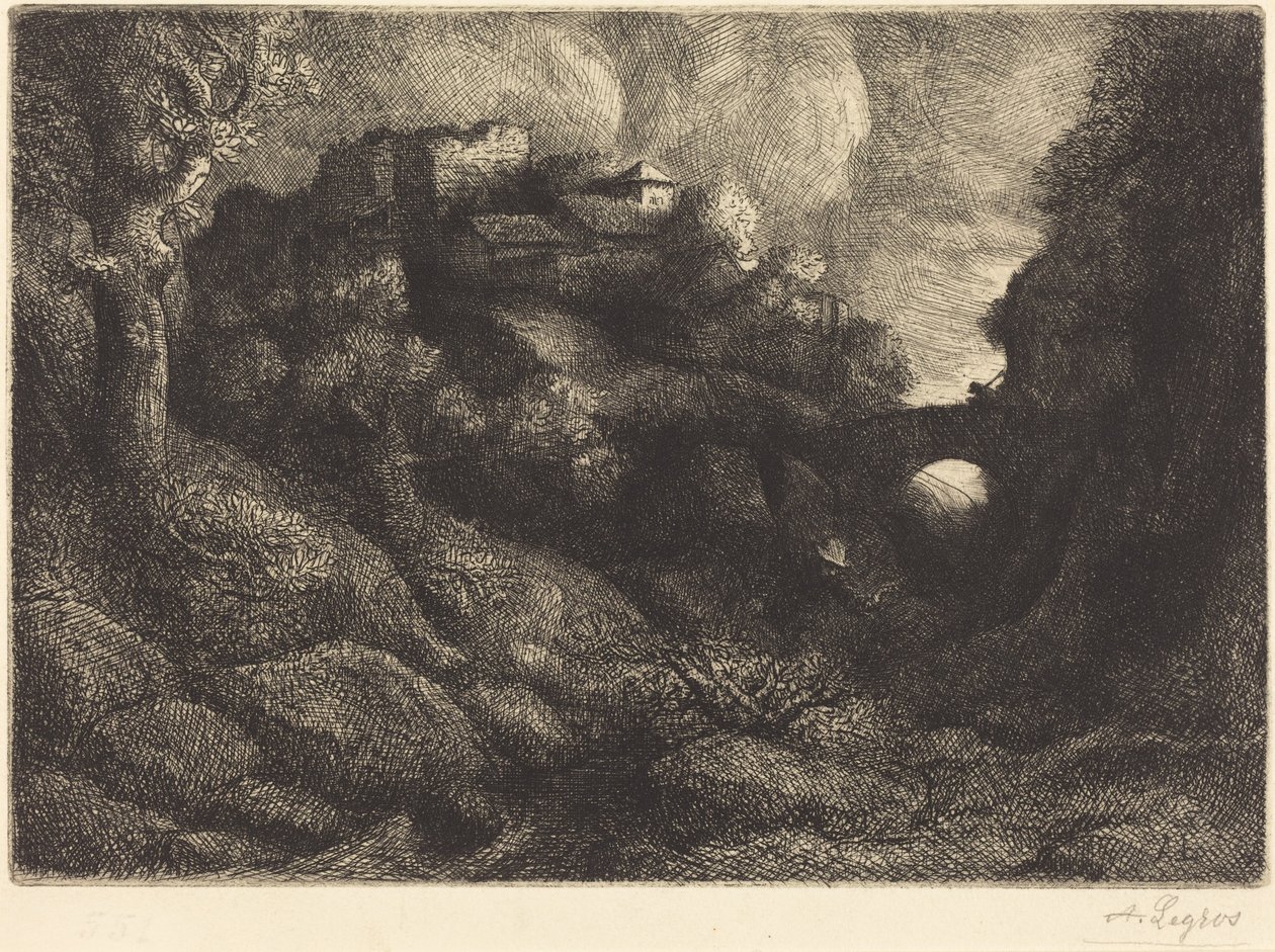Remembrance of Italy (Muistoja Italiasta) tekijältä Alphonse Legros