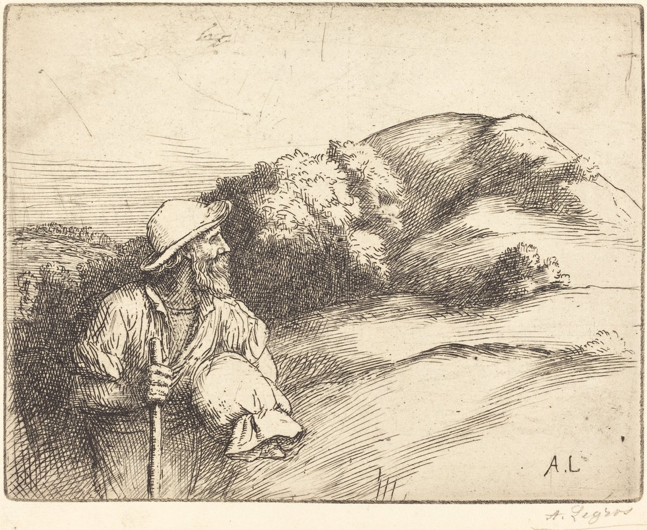 Paluu kentiltä (Le retour des champs) tekijältä Alphonse Legros