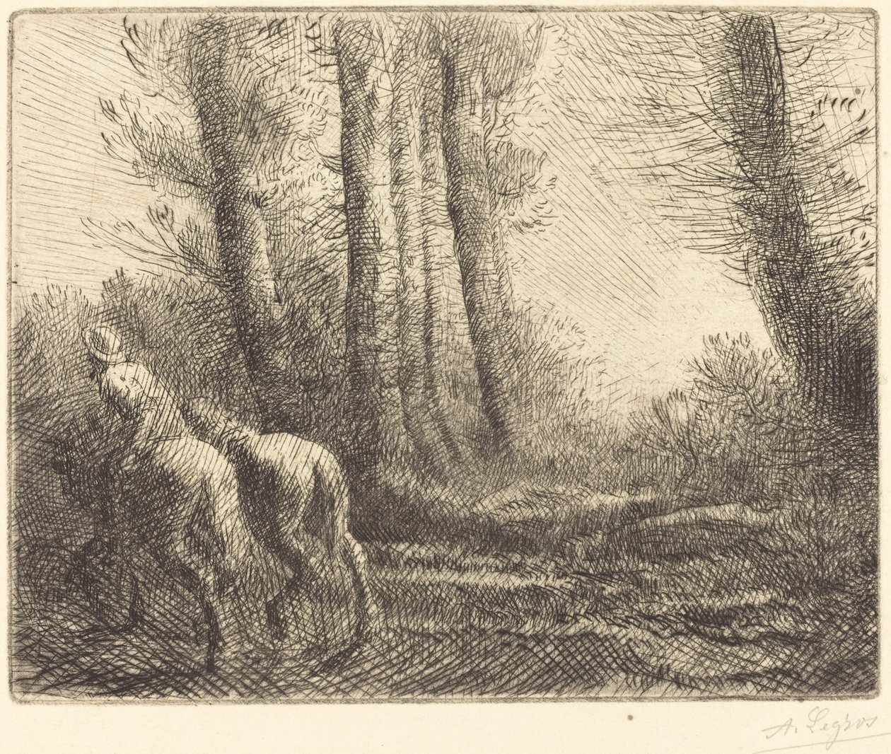 Paluu kynnyksellä (Le retour de laborage) tekijältä Alphonse Legros