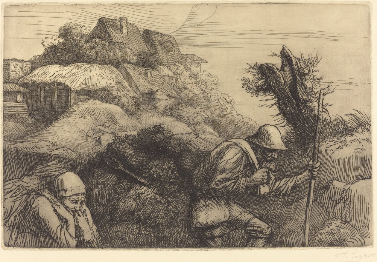 Paluu metsästä tekijältä Alphonse Legros