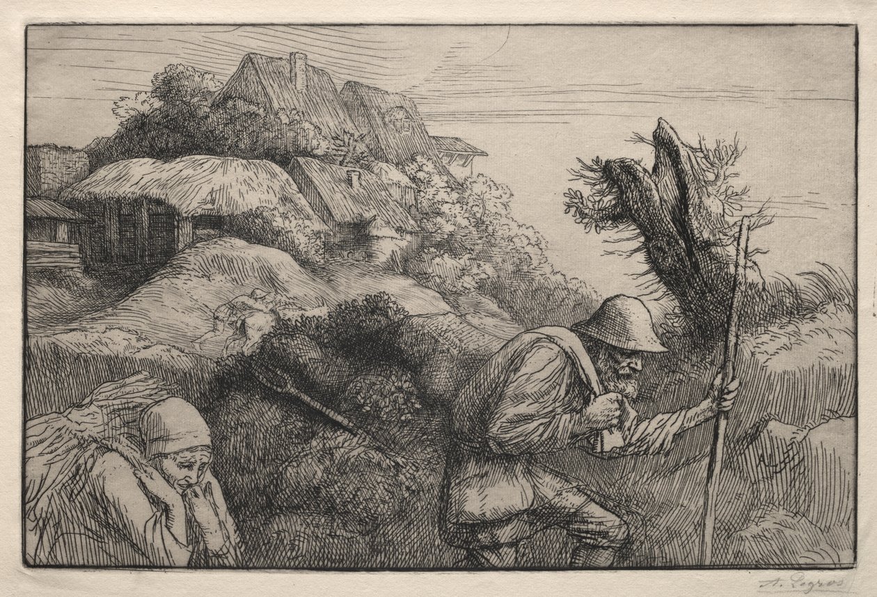 Paluu metsästä tekijältä Alphonse Legros