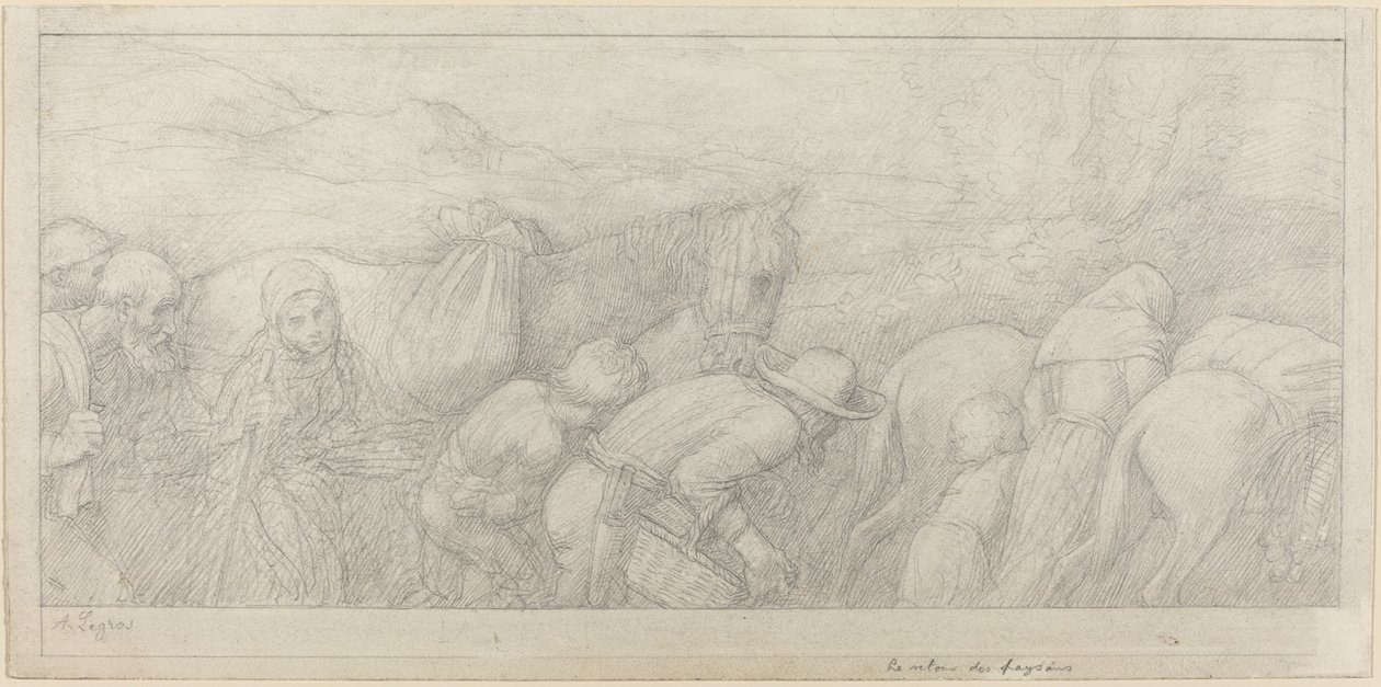 Talonpoikien paluu tekijältä Alphonse Legros