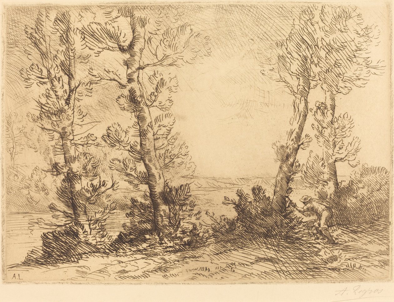 Lohen kalastaja tekijältä Alphonse Legros