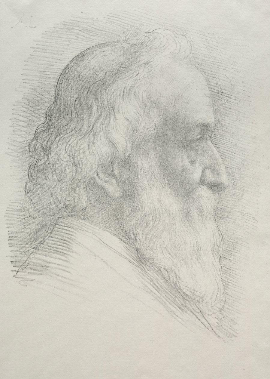 Omakuva (10. lautanen) tekijältä Alphonse Legros
