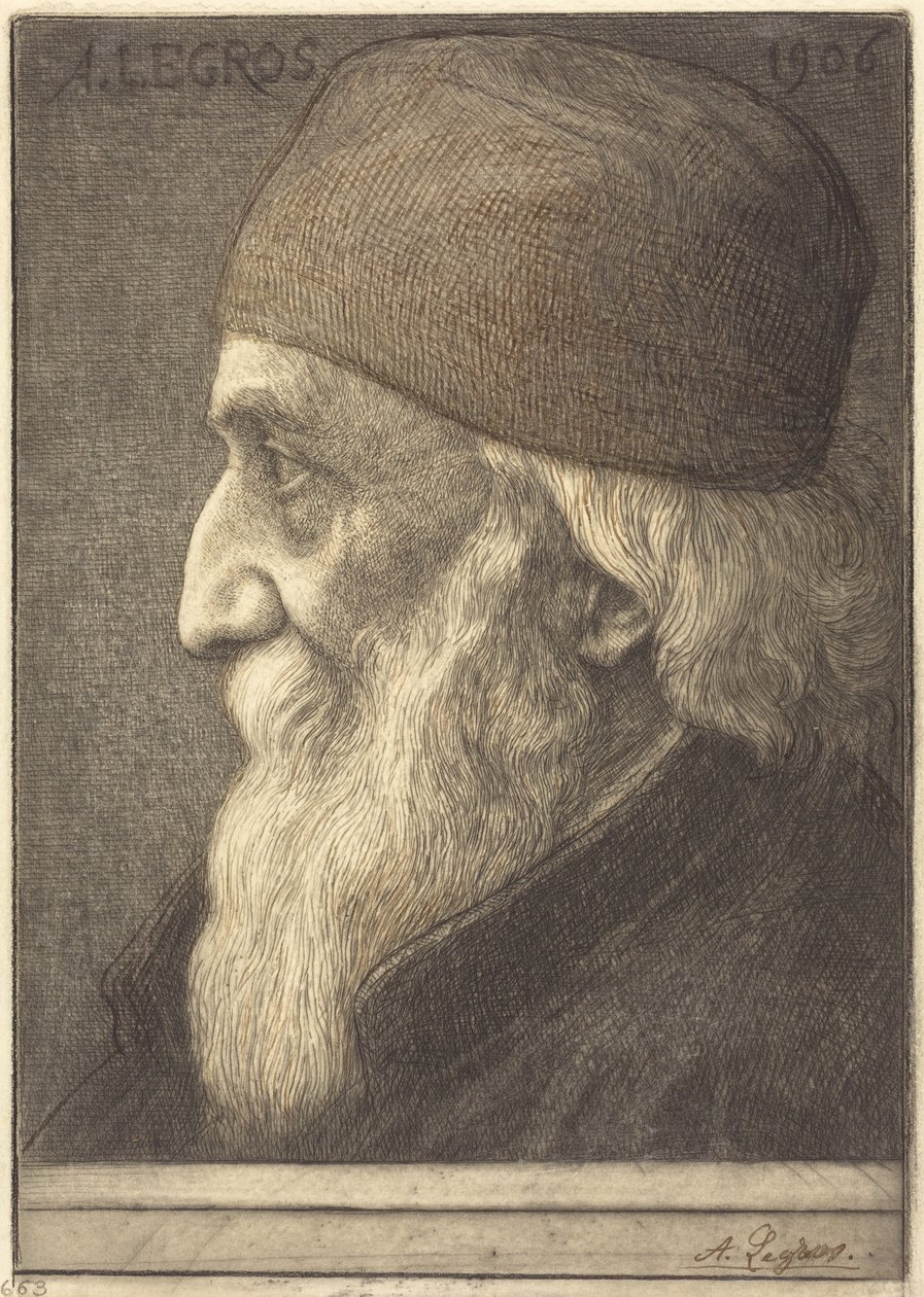Omakuva, 13. kuva tekijältä Alphonse Legros