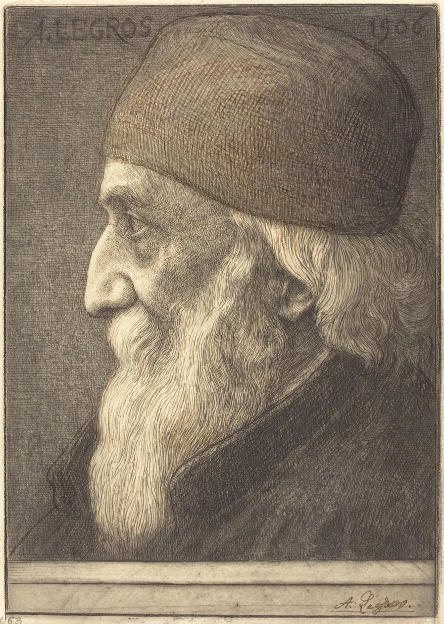 Omakuva, 13. levy, 1906. tekijältä Alphonse Legros