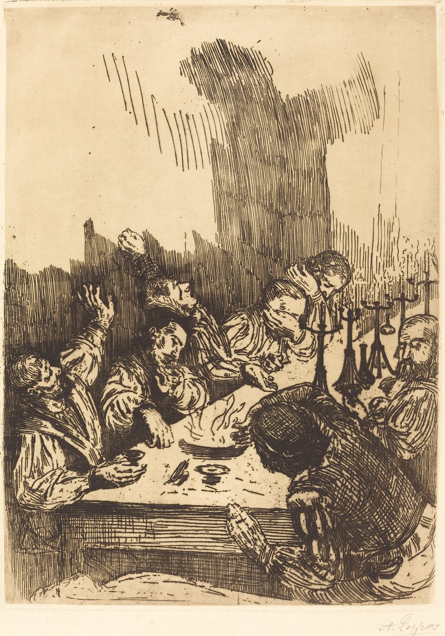 Varjo (ombre) tekijältä Alphonse Legros