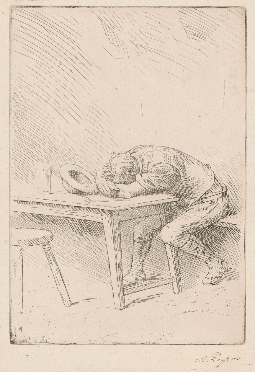 Työläisen siesta tekijältä Alphonse Legros