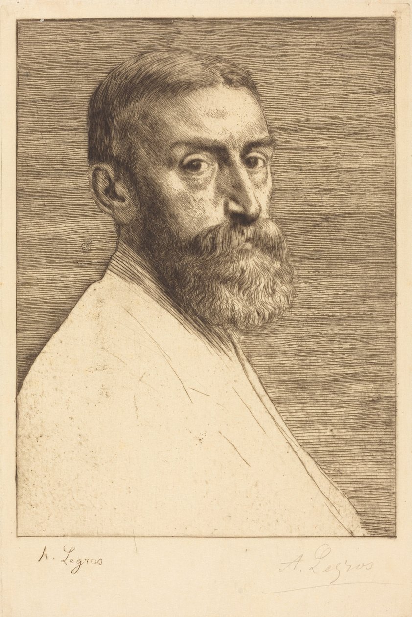 Sir E.J. Poynter, P.R.A. tekijältä Alphonse Legros