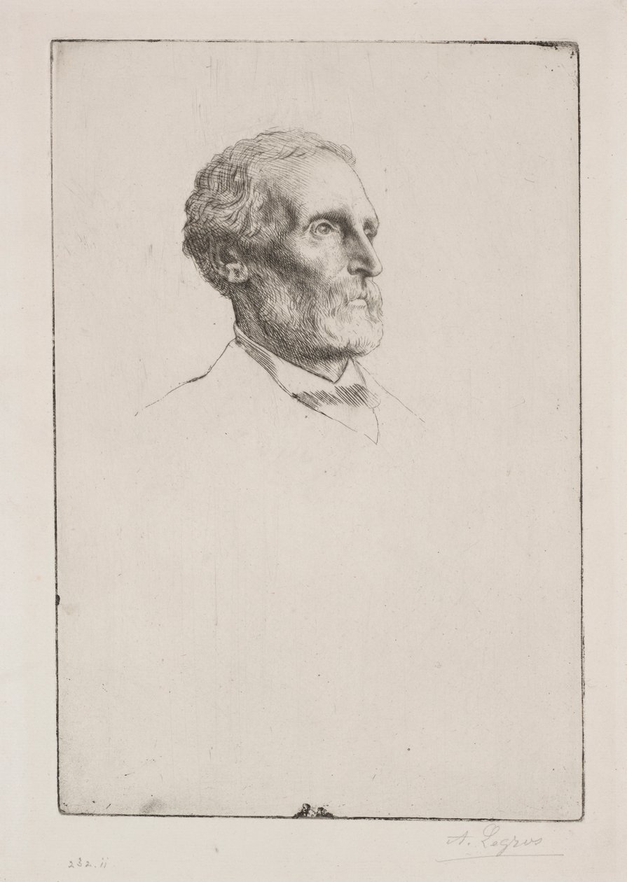 Sir Frederick W. Burton tekijältä Alphonse Legros