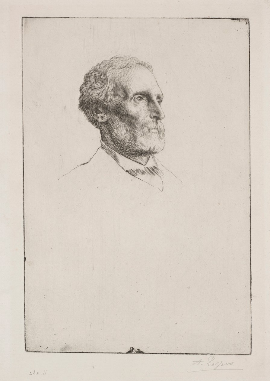 Sir Frederick W. Burton. tekijältä Alphonse Legros