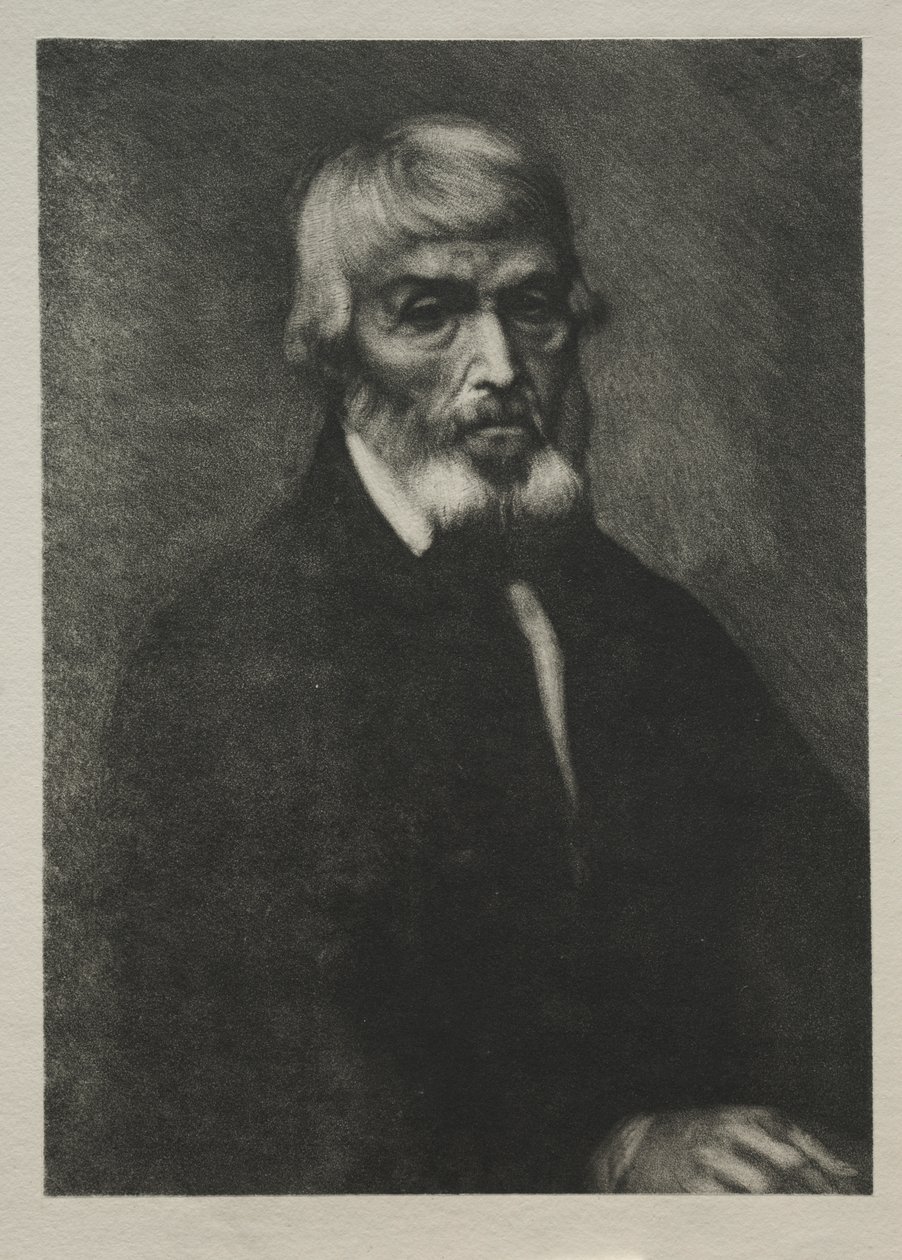 Pieni muotokuva Thomas Carlylesta tekijältä Alphonse Legros
