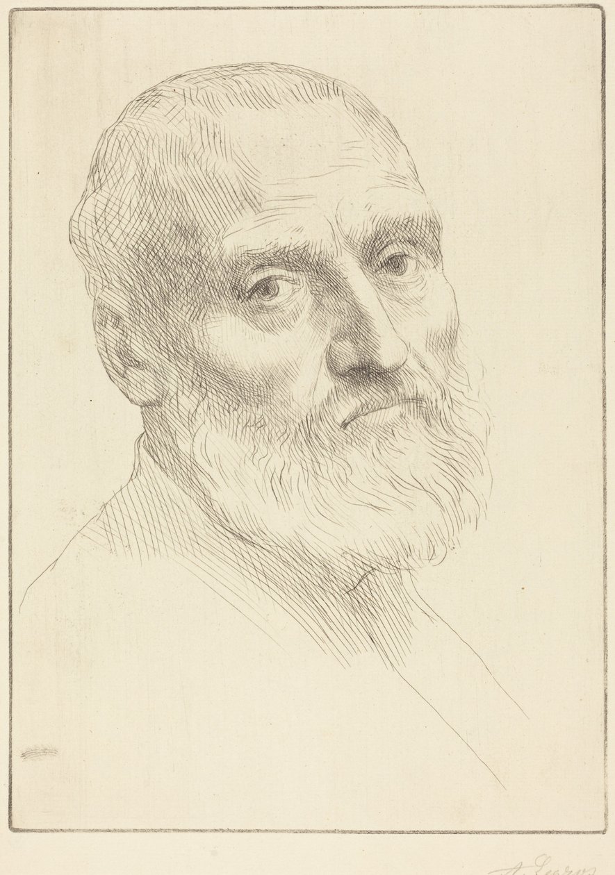 Miehen pään tutkielma tekijältä Alphonse Legros