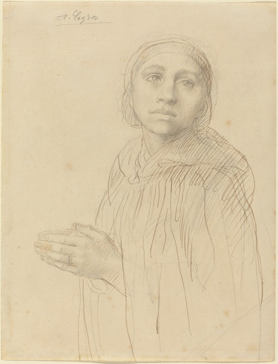 Tutkimus naisen rukouksesta tekijältä Alphonse Legros