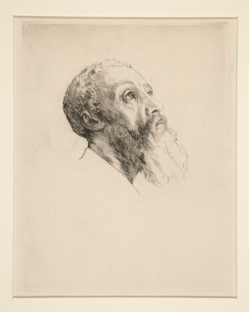 Mallin pää tekijältä Alphonse Legros
