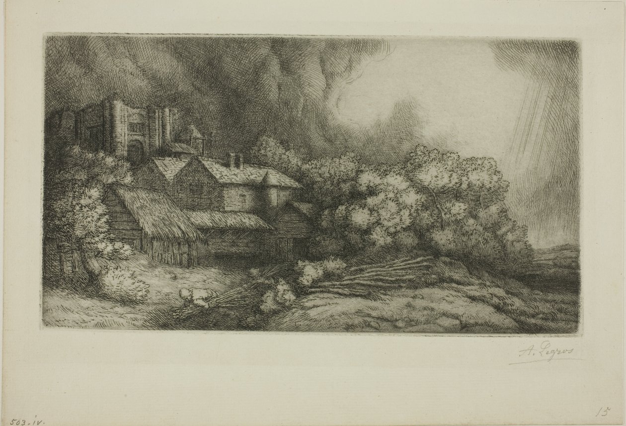Abbey Farm tekijältä Alphonse Legros