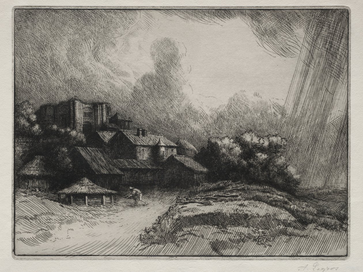 Abbey Farm tekijältä Alphonse Legros