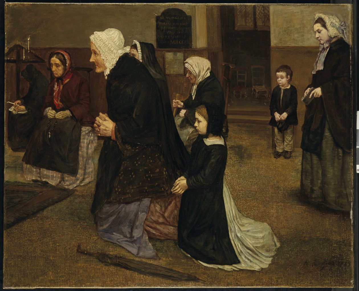 Angelus, 1859 tekijältä Alphonse Legros