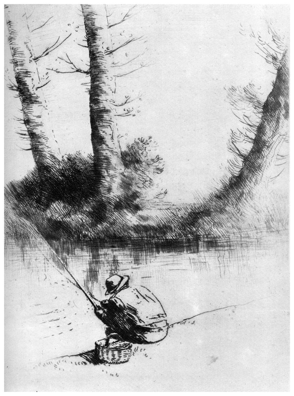 The Angler, 1860-1910 1924 tekijältä Alphonse Legros