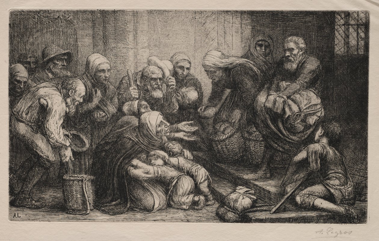 Bruggen kerjäläiset tekijältä Alphonse Legros
