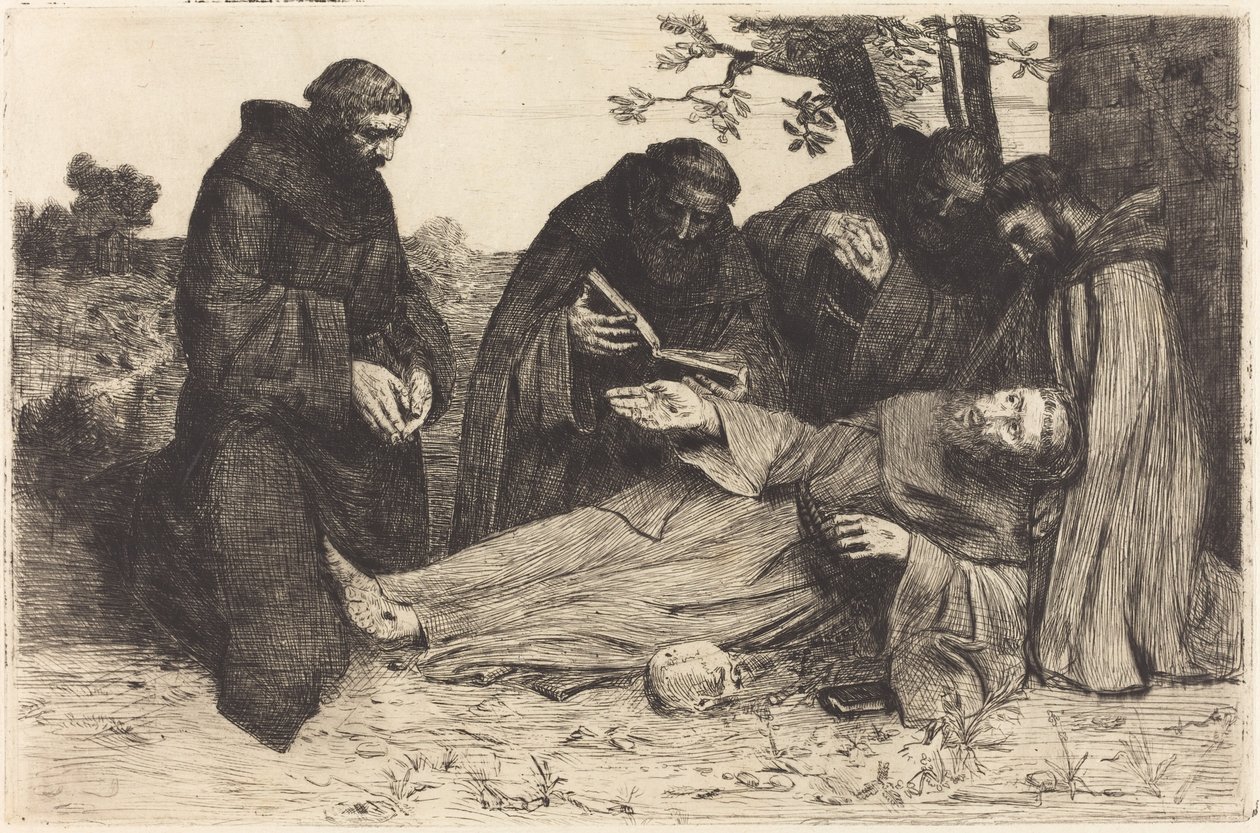 Pyhän Franciscus La mort de St. Francois
